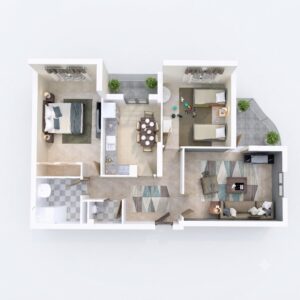 Bloc A F3 -g- 96-97m²
