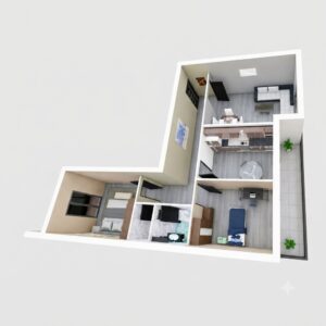 Bloc D F3 -d- 92 m²