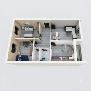 Bloc F F3 -d- 80 m²